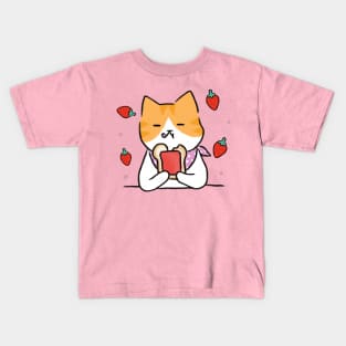 Cat Love Sandwich Kids T-Shirt